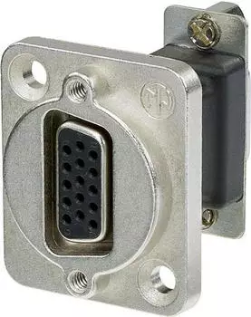 Neutrik NADB15FF D-SUB Durchgangs-Einbaubuchse