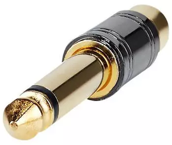 Nedis N CABW23935BKG 6,3 mm Mono Klinken Stecker auf Cinch Buchse