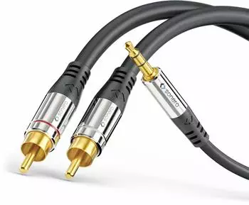 Sonero SON AC600-015 Audio Kabel 3,5 mm Klinkenstecker auf 2x Cinch 1,5 m (S-AC600-015)