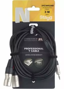 Stagg 3M/10F SPLIT minST PL-2XLRm DL (21384)