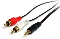 Stereo Audio Kabel - 3.5mm Male zu 2x RCA Male - Audiokabel