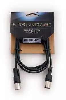 Rockboard FlaX Plug MIDI Cable (1 m / 39 3/8") (RBO CAB MD FX 100 BK)