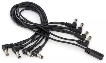 Rockboard Flat Daisy Chain Cable 8 Outputs (angled) (RBO CAB POWER DC8 A)
