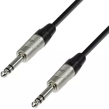 Adam Hall Cables 4 STAR BVV 0090 Symmetrisches Kabel Rean Klinke TRS 0,9 m (K4BVV0090)