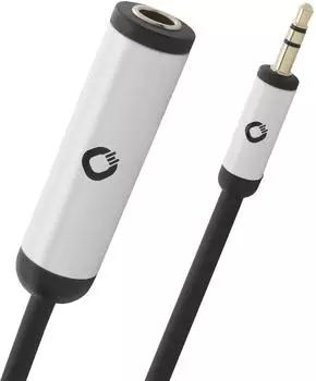 Oehlbach I-Connect AD 63/35 Stereo Audio-Adapter 6,3 mm Klinken-Buchse / 3,5 mm Klinken-Stecker hochwertige Ausf&uuml;hrung 15cm (D1C60018)