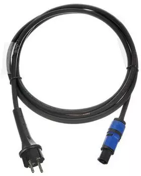 Neutrik 1036411 Strom Anschlusskabel Schwarz 3 m