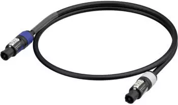 Neutrik 1036404 Strom Anschlusskabel Schwarz 1 m (1 m) Stromkabel