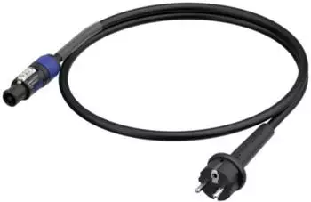 Neutrik 1036421 Strom Anschlusskabel Schwarz 3 m