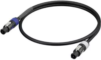 Neutrik 1036398 Strom Anschlusskabel Schwarz 1.00m