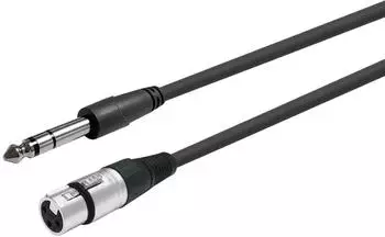 VivoLink PROAUDXLRFJACKS10 Audio-Kabel 10 m XLR 6.35mm Schwarz (PROAUDXLRFJACKS10)