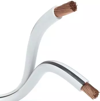 Jamega Lautsprecherkabel Boxenkabel Audio-Kabel (10000 cm) transparent Ø 1,5 mm/Kabel 10000 cm