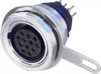 Neutrik MPF12-V Rundstecker Buchse Einbau vertikal Gesamt 12 Serie (Rundsteckverbinder): mi (mpf12v)