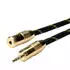 Roline GOLD 3,5mm Audio-Verlängerungskabel ST/BU 10m mehrfarbig 11.09.4759