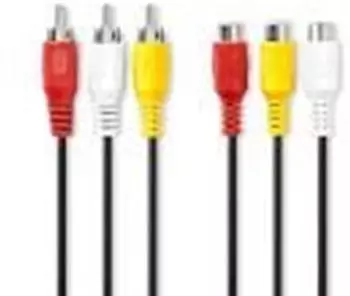 Nedis Composite Video Cable 3x RCA Male 3x RCA Female (CVGL24305BK20)