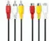 Nedis Composite Video Cable 3x RCA Male 3x RCA Female (CVGL24305BK20)