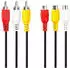 Nedis Composite Video Cable 3x RCA Male 3x RCA Female (CVGL24305BK20)