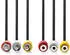 Nedis Composite Video Cable 3x RCA Male 3x RCA Female (CVGL24305BK20)