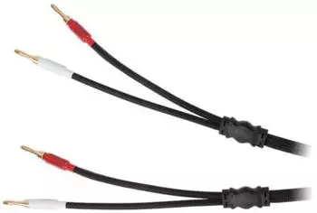Kr&uuml;ger & Matz Lautsprecherkabel 3.0 Kr&uuml;ger&Matz (Bananenstecker) Schwarz und Rot (KM0334)