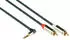Good Connections GC M0063 Audio Kabel 3,5 mm Klinkenstecker auf 2x Cinch 1 m (GC-M0063)