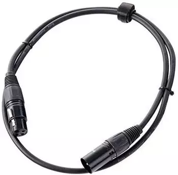 Pronomic Stage XFXM-1 Mikrofonkabel XLR 1 m Schwarz (00028752)