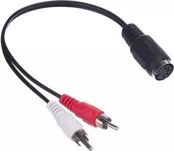 Good Connections Audio Adapter 5-pol DIN Buchse / 2 Cinch Stecker (AD-5B2CS)