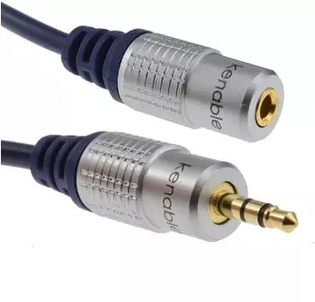 kenable 1.8m Pure OFC HQ 3.5mm Stecker Zu Stereo Buchse Kopfhörer Verlängerungskabel (008621)