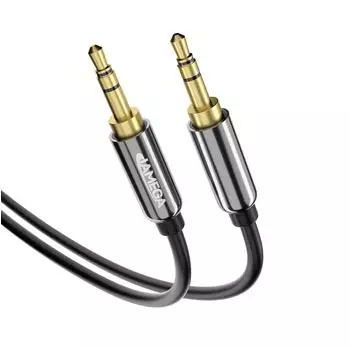 Jamega Audiokabel Aux Kabel Verlängerung 3,5mm Klinke Cinch RCA Stereo Audio Subwoofer (100927)