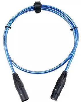 Pronomic Stage XFXM-Blue-1 Mikrofonkabel XLR 1 m Metallic Blue (00021686)