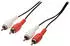 Nedis Stereo-Audiokabel 2x RCA Stecker 2x RCA Stecker Vernickelt 10.0m Rund Schwarz Box (CAGB24200BK100)