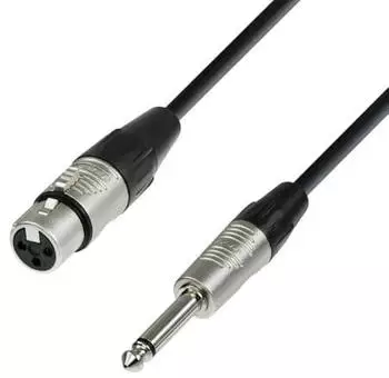 Adam Hall Cables 4 STAR MFP 0600 Mikrofonkabel Rean XLR Female x Klinke TS 6 m (K4MFP0600)