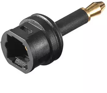LogiLink CA1014 Toslink Adapter Mini-Stecker zu Mini-Kupplung