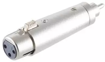 MicroConnect XLR/RCA F-M RCA XLR Silber Kabelschnittstellen-/adapter (XLRFG)