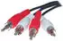 Shiverpeaks 2 x 2 RCA 2.5 m Audio-Kabel 2,5 m 2 x RCA Schwarz Rot Weiß (40104)