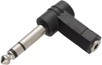kenable 3,5 mm Klinkenstecker Buchse Zum 6,35 mm Stereo Klinkenstecker Rechts abgewinkelt Stecker Adapter