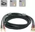 Oehlbach Transform Dual Plug Lautsprecherkabel mit wechselbaren Bananen- und Kabelschuhsteckern 2x2m
