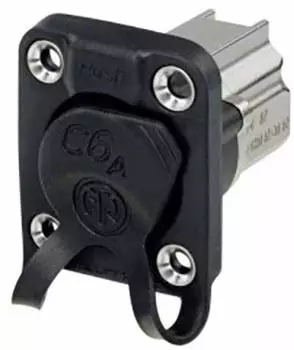Neutrik NE8FDX-P6 EtherCon Stecker (feedthrough) (NE8FDX-P6-W)