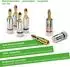 conecto Bananenstecker 4er-Set für Lautsprecherkabel bis 6mm² 24k vergoldete Stecker (SA-CC50861)