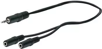Schwaiger Audio Adapter 0,2m KHA 4280 3,5mm (4004005204988)