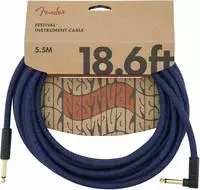 Fender Festival Kabel, angled 5,5m blue (5.50 m) (46534964)