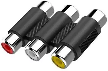 Hama Video-Adapter 3 Cinch-Kupplungen 3 Cinch-Kupplungen (00205174)