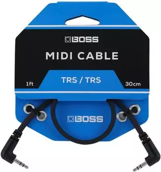 Boss BCC-1-3535 Interconnect Cable TRS/TRS (1ft / 30cm)