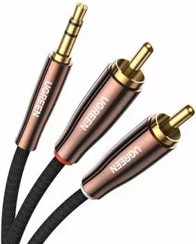 Ugreen 2xRCA auf 3,5mm Klinkenstecker Kabel 1m (80845)