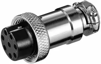 Goobay Mikrofonkupplung 8Pin silber 1 St&uuml;ck (11231)
