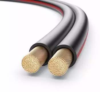 PureLink Lautsprecherkabel Boxenkabel OFC 2x4,0mm² 50m Kabel mit Kennlinie (SE-SP072-050)