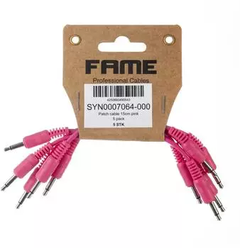 LightmaXX Eurorack Patchkabel 15cm Patchkabel Pink (SYN0007064-000)