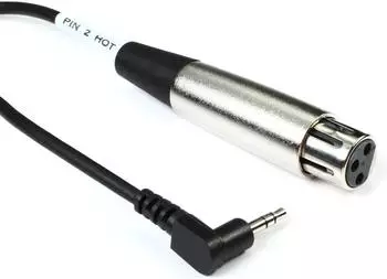 Hosa Technology Mikrofonkabel XLR3F auf 3.5mm 0,3m (XVM-101F)