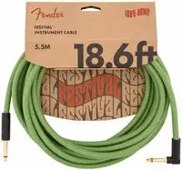 Fender Festival Kabel, angled 5,5m gree (5.50 m) (46534963)