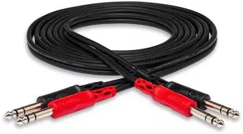 Hosa Technology CSS-202 Stereoverbindung sym. 2x TRS auf 2x TRS 2 m (CSS-201)