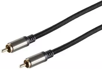 S-Conn BlackCotton Cinch Koaxialkabel 5,0m (20-40055)
