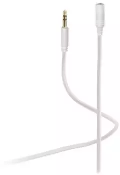 Flexline mini 3,5mm Klinken Verl&auml;ngerung wei&szlig; 1,5m (FL31-39156)